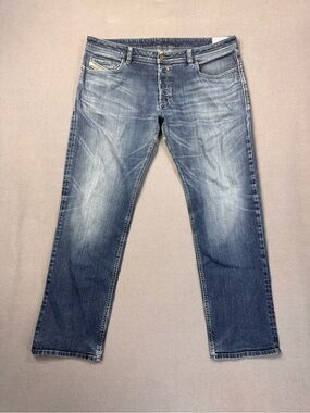 Vintage Diesel Safado Men's Straight Leg Jeans, Medium Blue Wash, Size 40x32